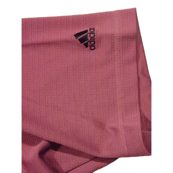 Adidas Golf Polo Men Sz XL Climalite Purple Short Sleeve 3 Button Collared - Picture 6 of 8